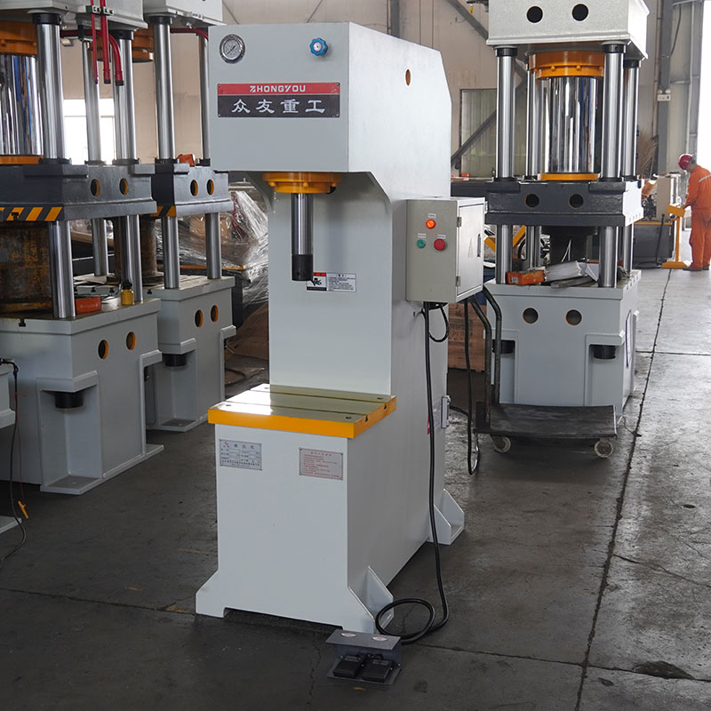 100吨金属校正C型液压机  100T单臂油压机