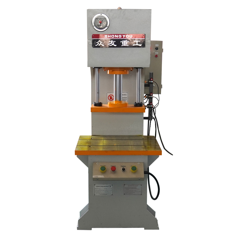 30吨四柱导向单柱液压机    30T拉伸C型单臂压力机