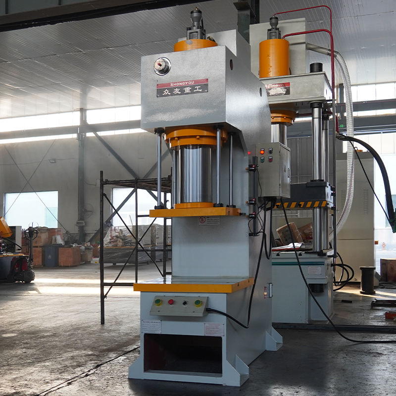 160T校正冲孔单臂液压机 160吨C型单柱压力机