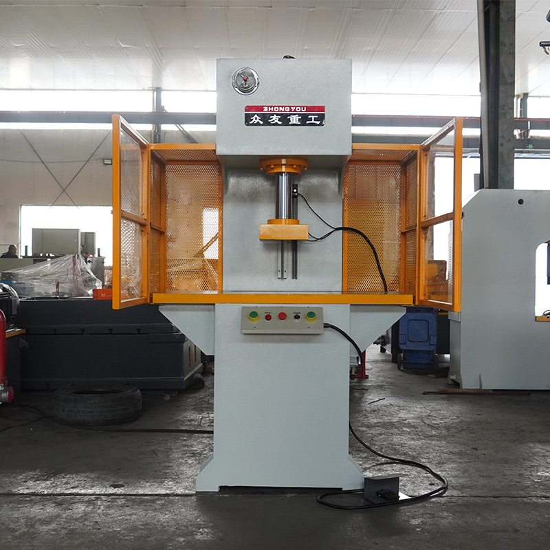 40吨转子压装单臂液压机 40T冲孔单柱油压机