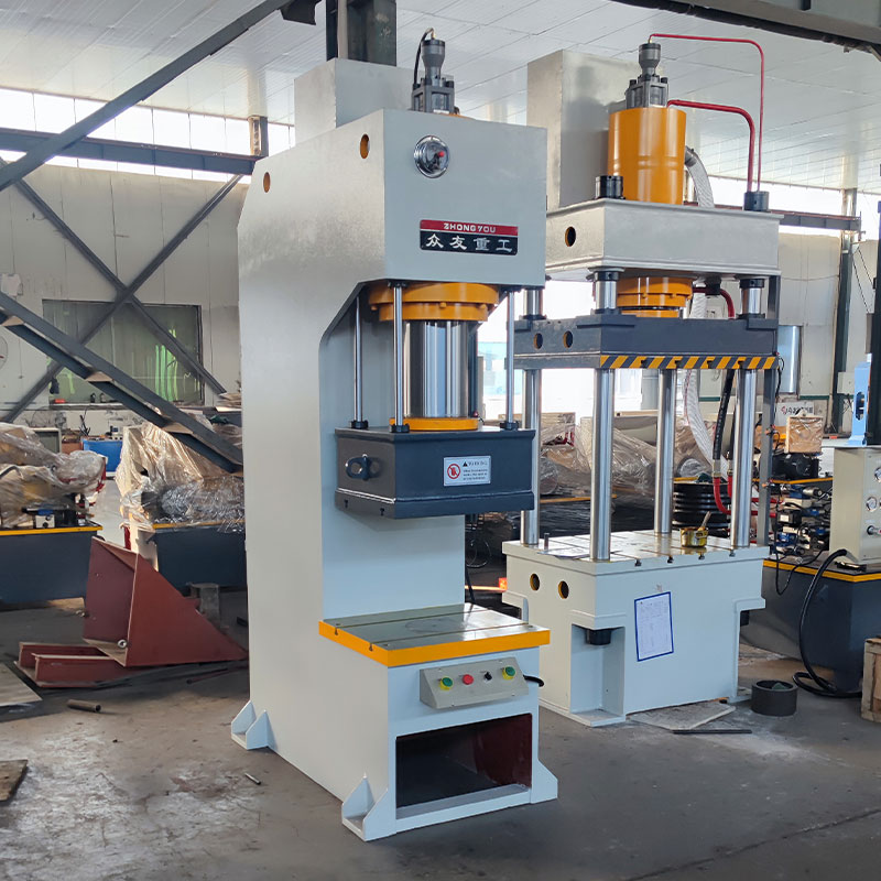 160吨轴类零件校正单臂液压机  160T单柱油压机