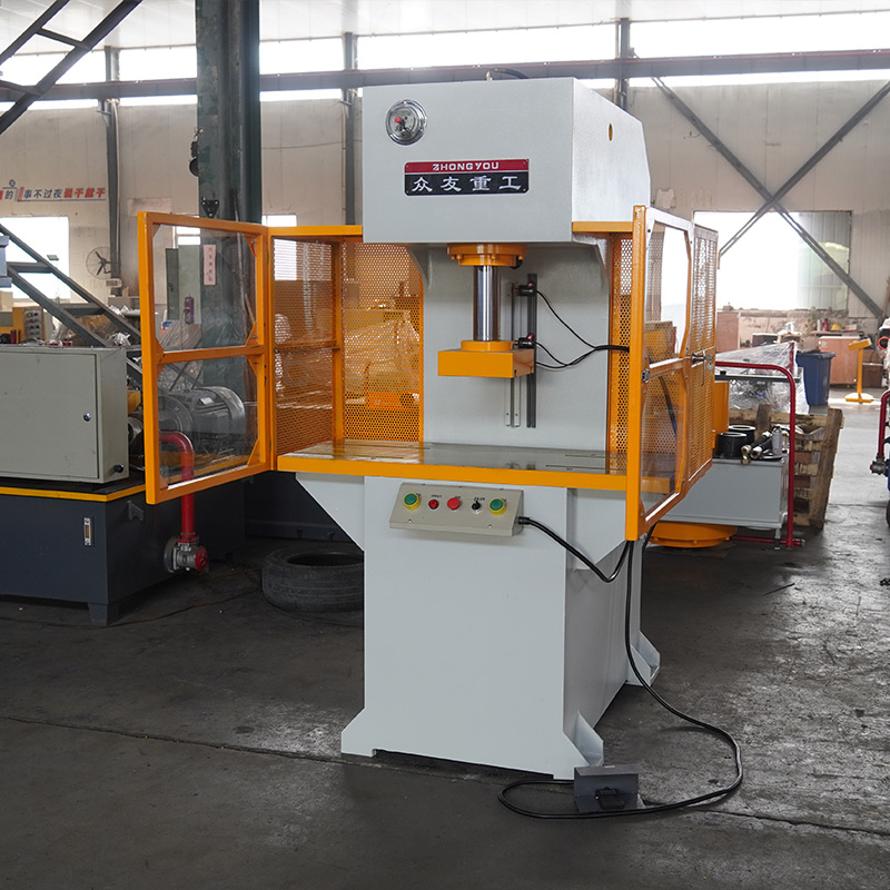 40吨转子压装单臂液压机 40T冲孔单柱油压机