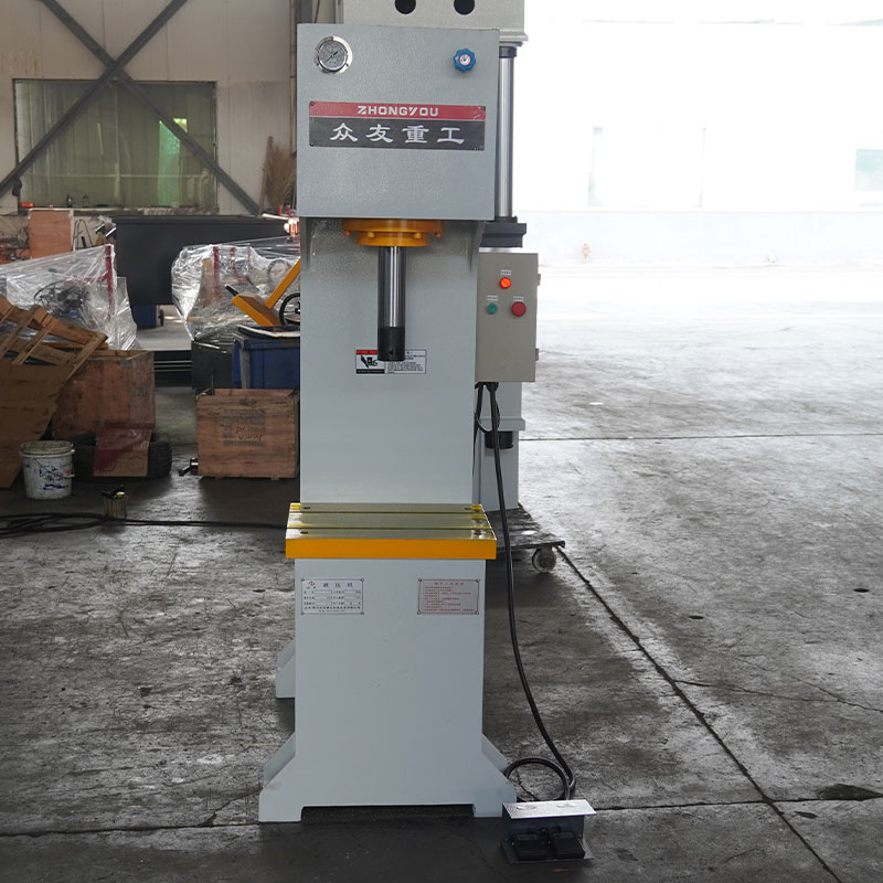 100吨金属校正C型液压机  100T单臂油压机
