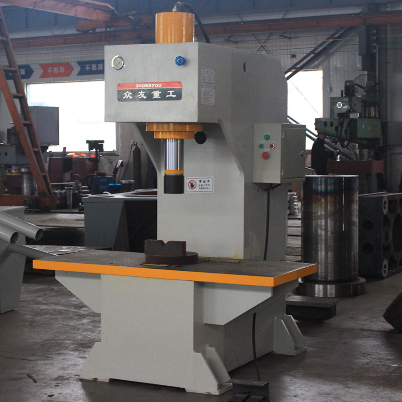 63吨定制大台面单臂油压机  63T金属拉伸单柱液压机