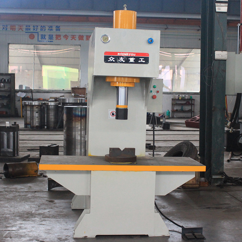 63吨定制大台面单臂油压机  63T金属拉伸单柱液压机
