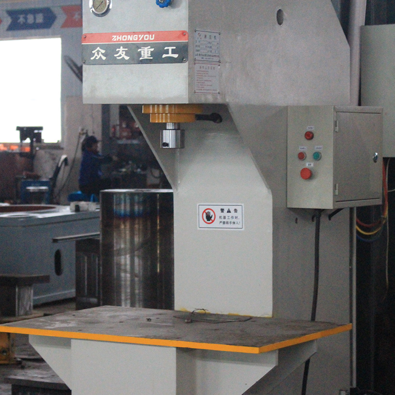 63吨定制大台面单臂油压机  63T金属拉伸单柱液压机