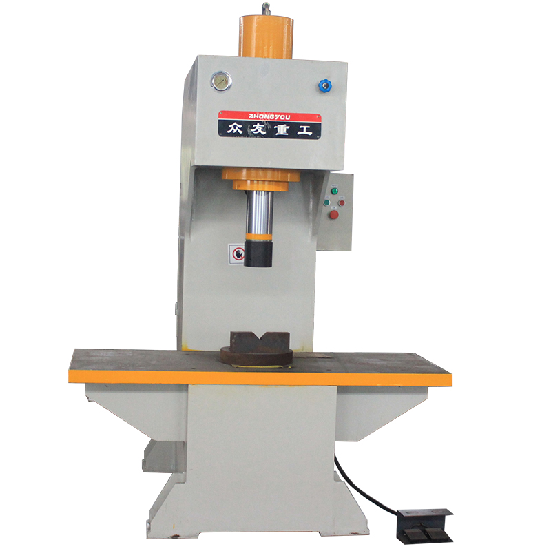 63吨定制大台面单臂油压机  63T金属拉伸单柱液压机