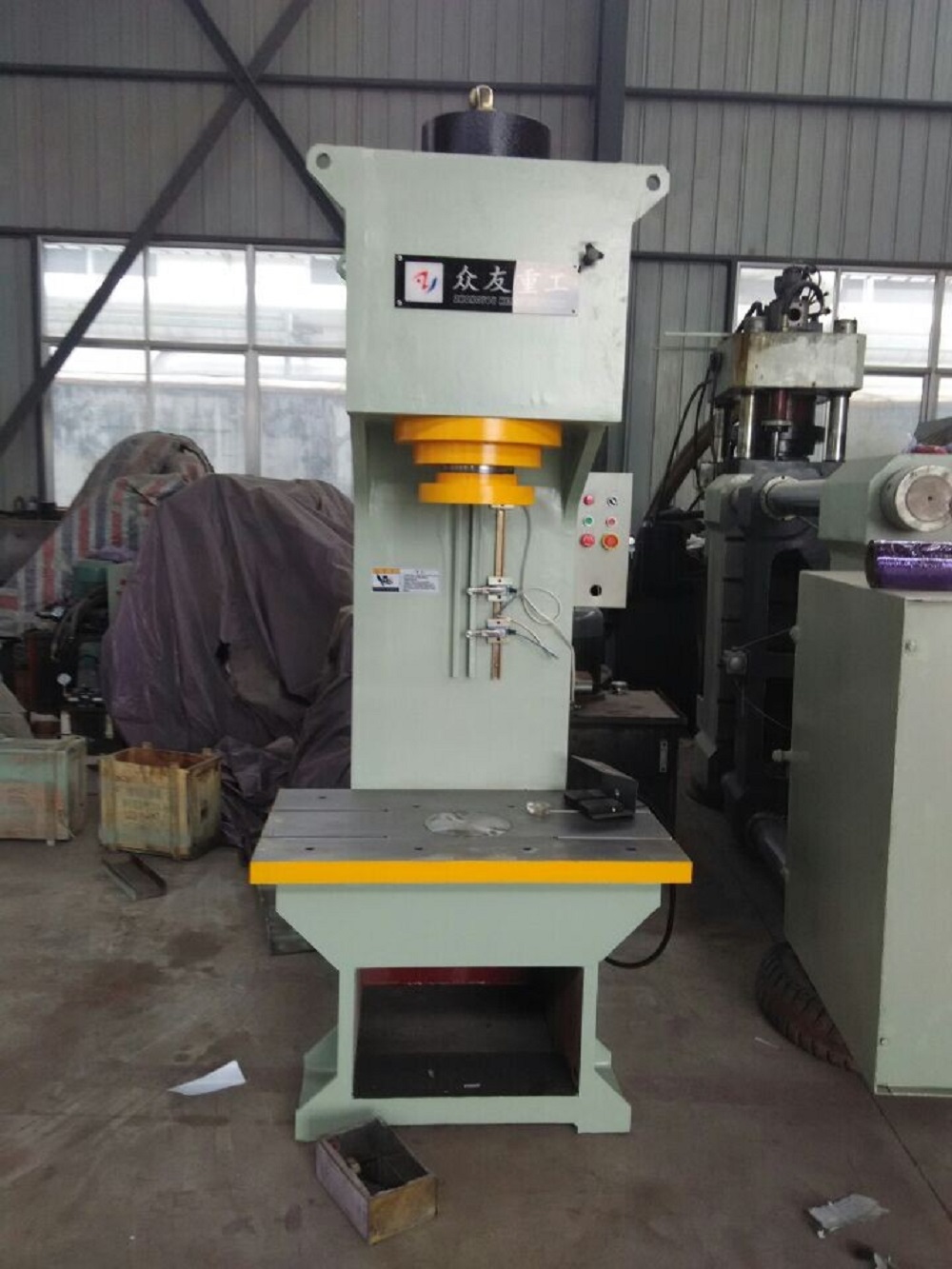 160吨拉伸成型单臂液压机    160T校正单柱油压机